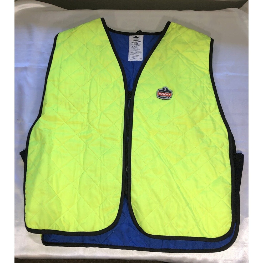Ergodyne Work Gear Chill-its 6665 Wet Evaporative Safety Cooling Vest Sz 3XL